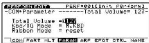 YAMAHA EX5R - [F4]: PARAM (Parameter) - 1