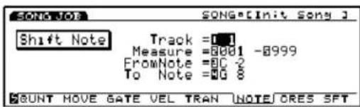 YAMAHA EX5R - Shift Note - 1