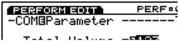 PERFORM EDIT -COM&Parameter T+1-1 1=1.... -50%