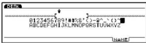 0123456789!#$%&'()-@^_^^( )^ ABCDEFGHIJKLMNOPQRSTUVWXYZ NAME