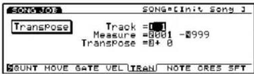 YAMAHA EX5R - Transpose - 1