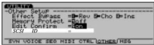 YAMAHA EX5R - ■ SCSI ID - 1