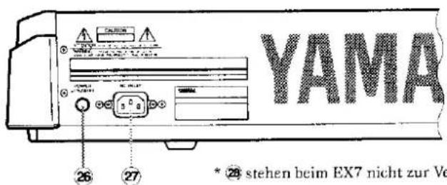 YAMA * 28 stehen beim EX7 nicht zur Ve
