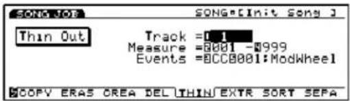 SONCHUDE SONG=[Init Song 1] Thin Out Track =0.1 Measure =8001 -9999 Events =800001:ModWheel COPY ERAS OREA DEL THINJ EXTR SORT SEPA