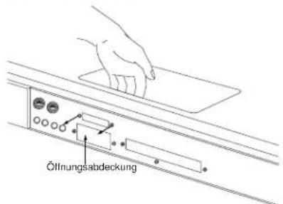 Öllnungsabdeckung