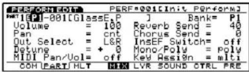 YAMAHA EX5R - [F4]: MIX - 1