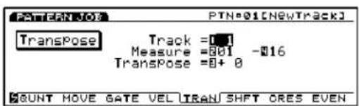 YAMAHA EX5R - Transpose - 1