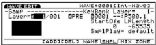 HAVE-0001[Int-Have] -Samp Layer=0 1/001 GPRE KeyBank Layer= 1- 00001 ---:500.1 StartOfs L&Length 0 -6535 Smp1Play= default [CADDICDEL] NAME(SHPL) MIX ZONE