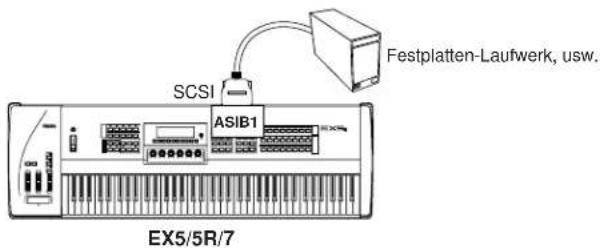 SCSI ASIB1 Festplatten-Laufwerk, usw. EX5/5R/7