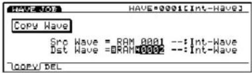 HAVE-0001[Int-Have] Copy Wave Sro Wave = RAM 0001 --: Int-Wave Dst Wave =BRAM0002 --: Int-Wave COPY DEL
