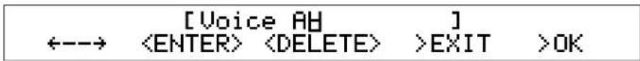 [Voice AH] ←--→ ] >EXIT >OK