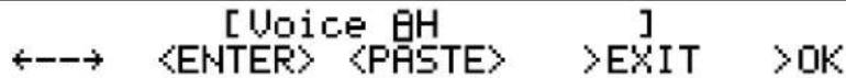 [Voice BH] ←→ ] >EXIT >OK