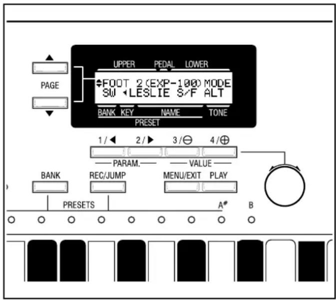 Hammond XK-System - ◆FOOT SWITCH ASSIGNMENT - 1