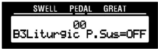Hammond NEW C-3 - PLAY Mode - Graphic Display with parameters. - 2