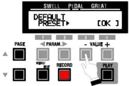 Hammond NEW C-3 - TRY THIS - to restore factory settings: - 3