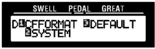 Hammond NEW C-3 - Menu D - 1