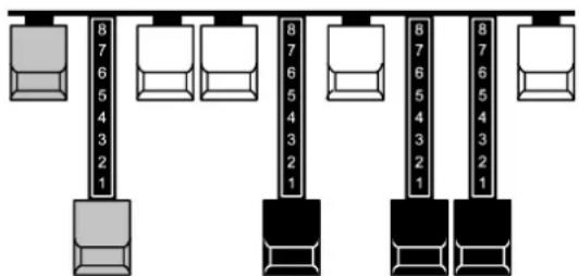 Hammond NEW C-3 - Black Drawbars - 1