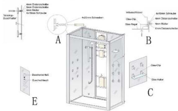 Eago DZ972F8 - Installationsschritt 5 - 1