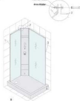 Eago DZ955F6 - Installations-Schritt 2 - 1