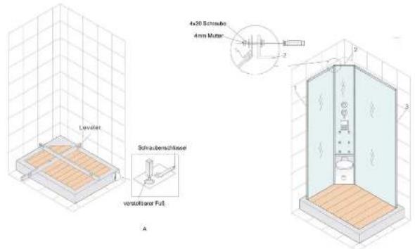 Eago DZ954F8 - Installations-Schritt 2 - 1