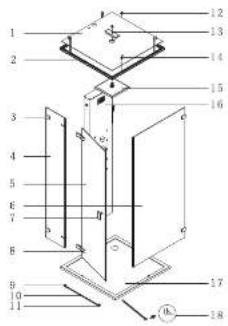 Eago DZ1008F12 - Materialbeschreibung - 1