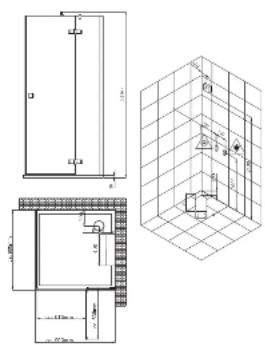 Eago DZ1008F12 - Elektro - und Wasserinstallation Rechte Version - 1