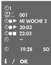 1 P f 001 MI WOCHE 2 20:03 22:03 - 19:28 SO i / OK