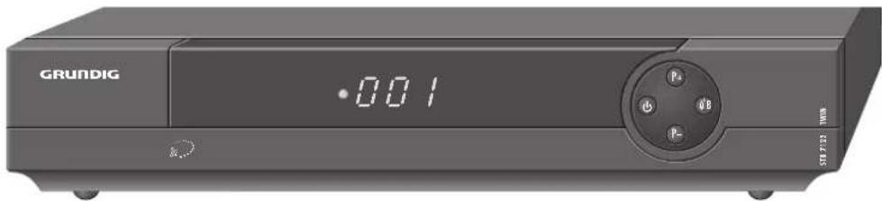 GRUNDIG STR 7122 Twin - Vorderseite des Satellitenreceivers - 1