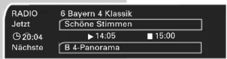 RADIO 6 Bayern 4 Klassik Jetzt Schöne Stimmen 20:04 ▶ 14:05 ■ 15:00 Nächste B 4-Panorama