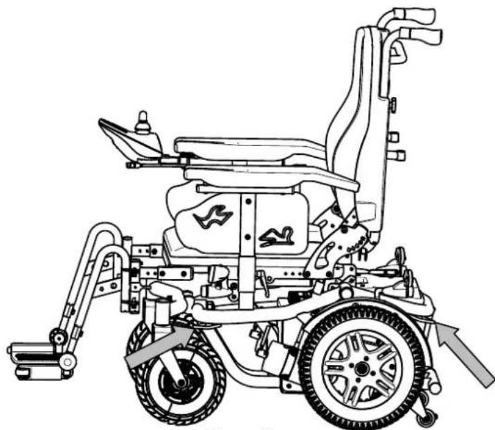 Vermeiren Forest Narrow - Use of the wheelchair as seat in a motor vehicle - 3