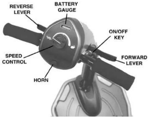 UltraLite Fold & Go UL 370 - Dash Controls - 1