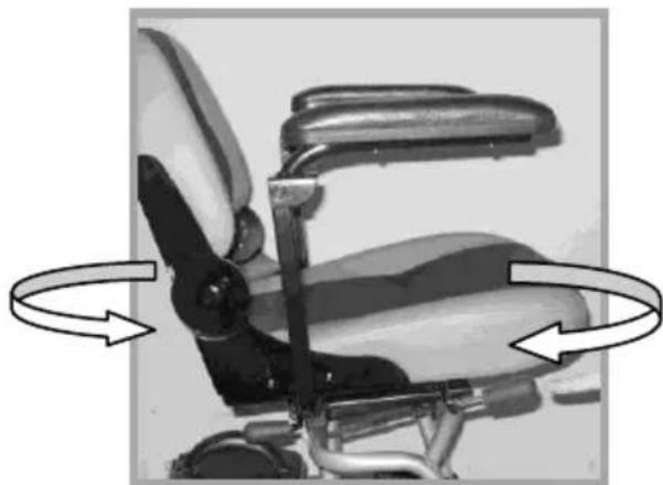 Travelux Boost - Seat rotation lever - 1