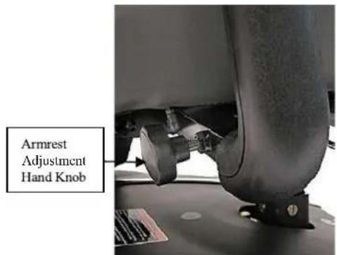 Shoprider Sprinter XL4 - Armrest Width Adjustments (Fig. 7) - 4