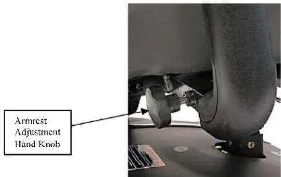 Shoprider Sovereign LE4 - Armrest Width Adjustments (Fig. 8) - 4