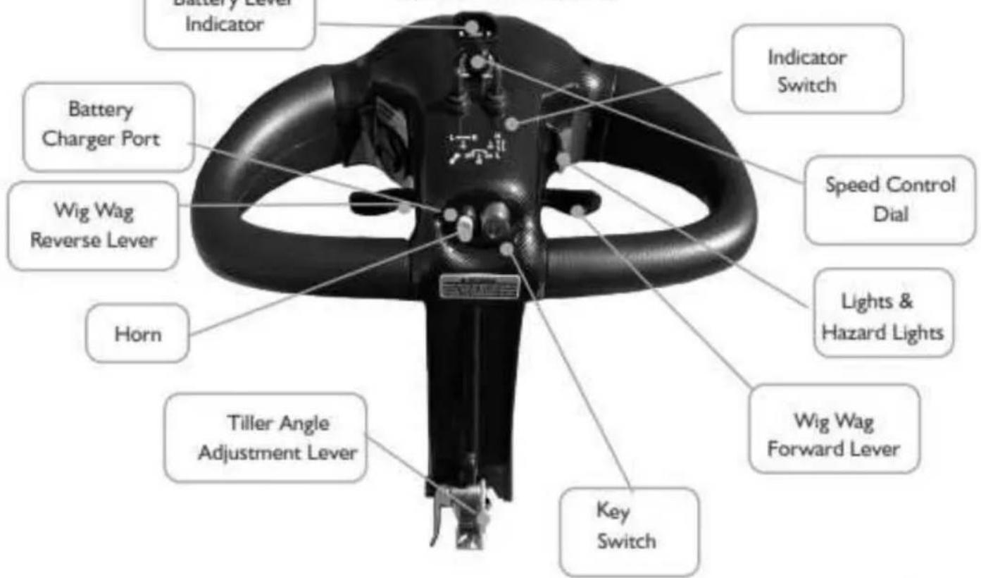 Shoprider 889D - Electromagnetic Brake - 2