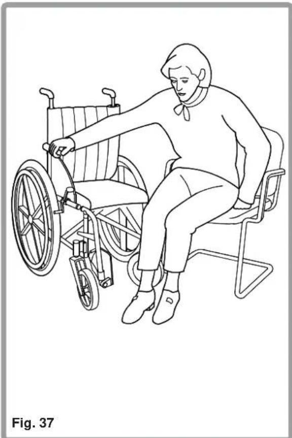 Sunrise Medical F16 - Transfer to and from the chair - 1