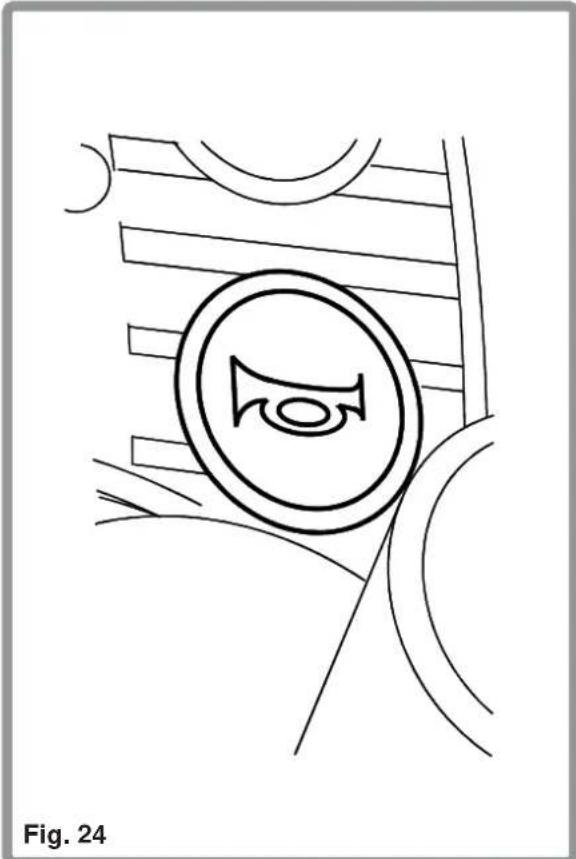 Sunrise Medical F16 - The horn button - 1