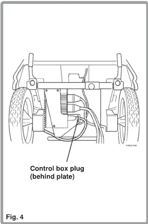 Sunrise Medical F16 - Control pod/control box connection - 1