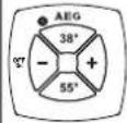 AEG DDLE OKO TD24 - Bedienung Temperaturfunktaster - 1