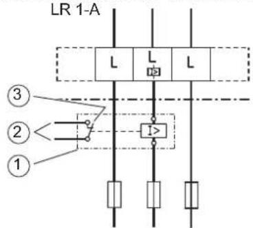 LR 1-A ③ ② ①