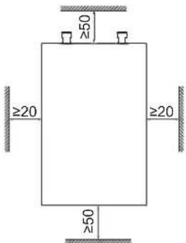 ≥50 ≥20 ≥20 ≥50