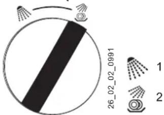 AEG DDLE 18 Easy - Pokrętło do regulacji temperatury - 1