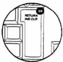RETURN IND CLR 30
