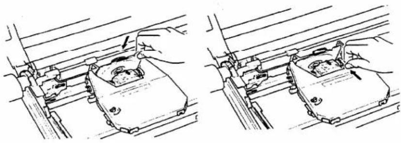 BROTHER EM-530 - Inserting the new cassette daisy wheel - 1