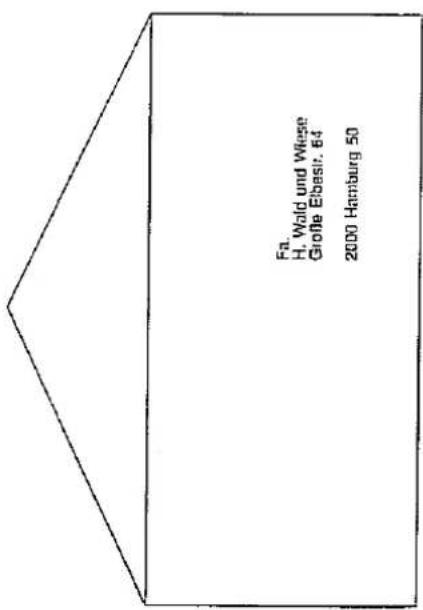 Fa. H. Wald und Wiese Große Elbasir. 64 2000 Hamburg 50