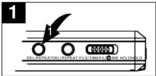1 DEL/REPEATDEL/REPEAT FILE/TIME FILE TIME HOLDHOLD