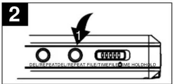 2 1 DEL/REPEATDEL/REPEAT FILE/TIME FILE TIME HOLDHOLD