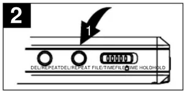 2 1 DEL/REPEATDEL/REPEAT FILE/TIMEFILE/TIME HOLDHOLD