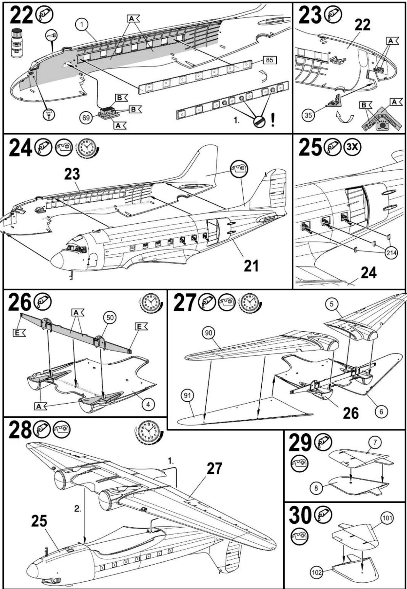 Revell AC-47D Gunship - Benötigte Farben / Used Colors - 4