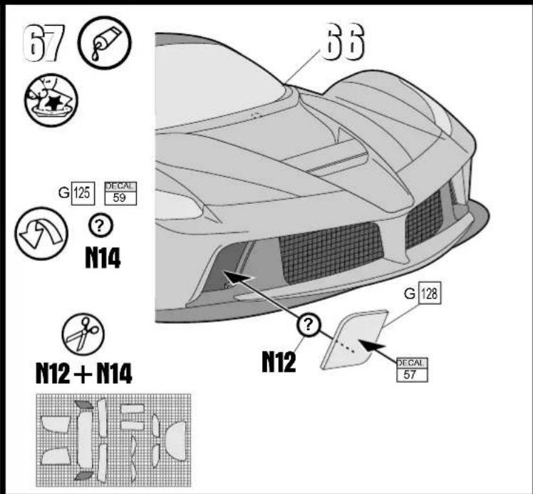 Revell LaFerrari - Benötigte Farben / Used Colors - 43